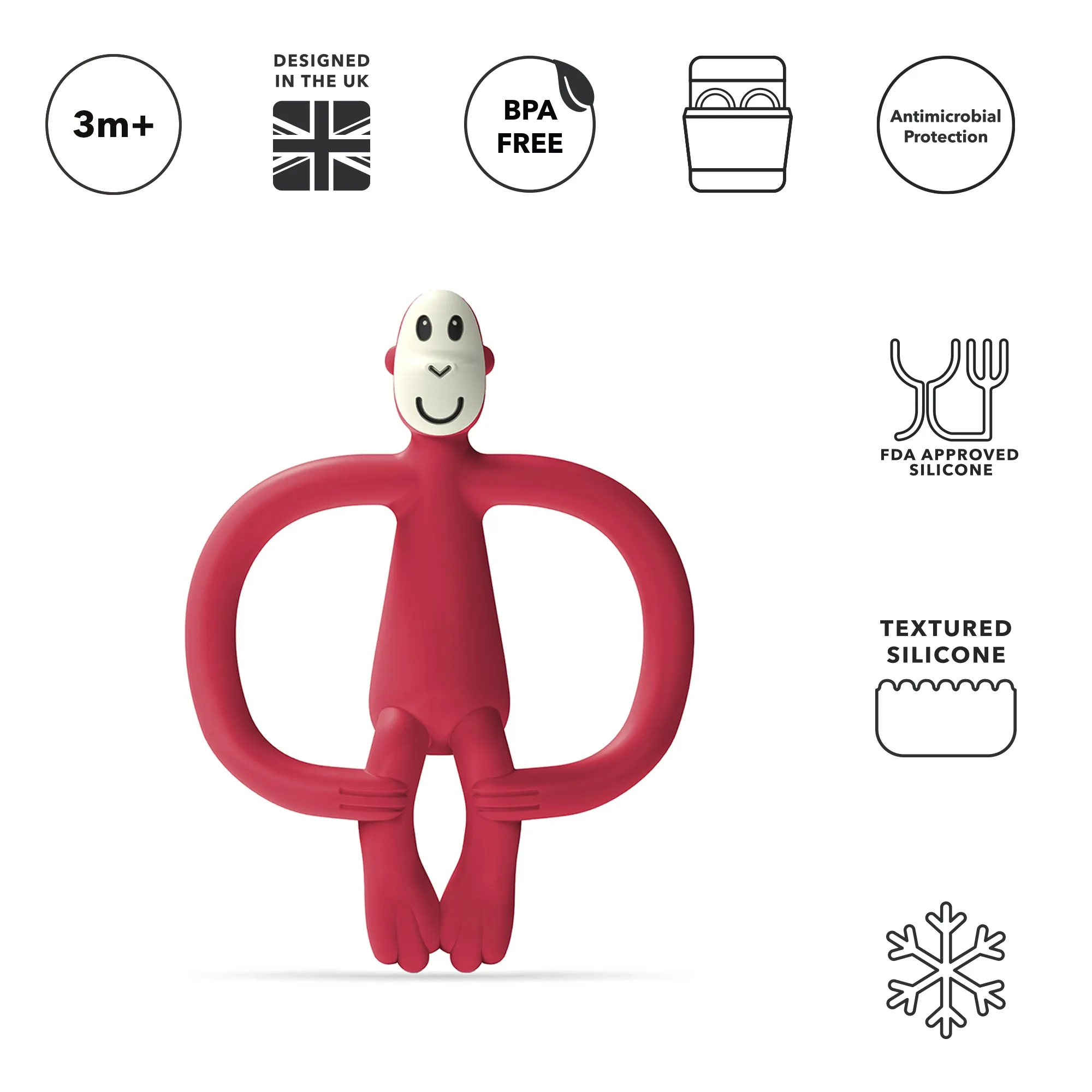 Red Monkey Teether