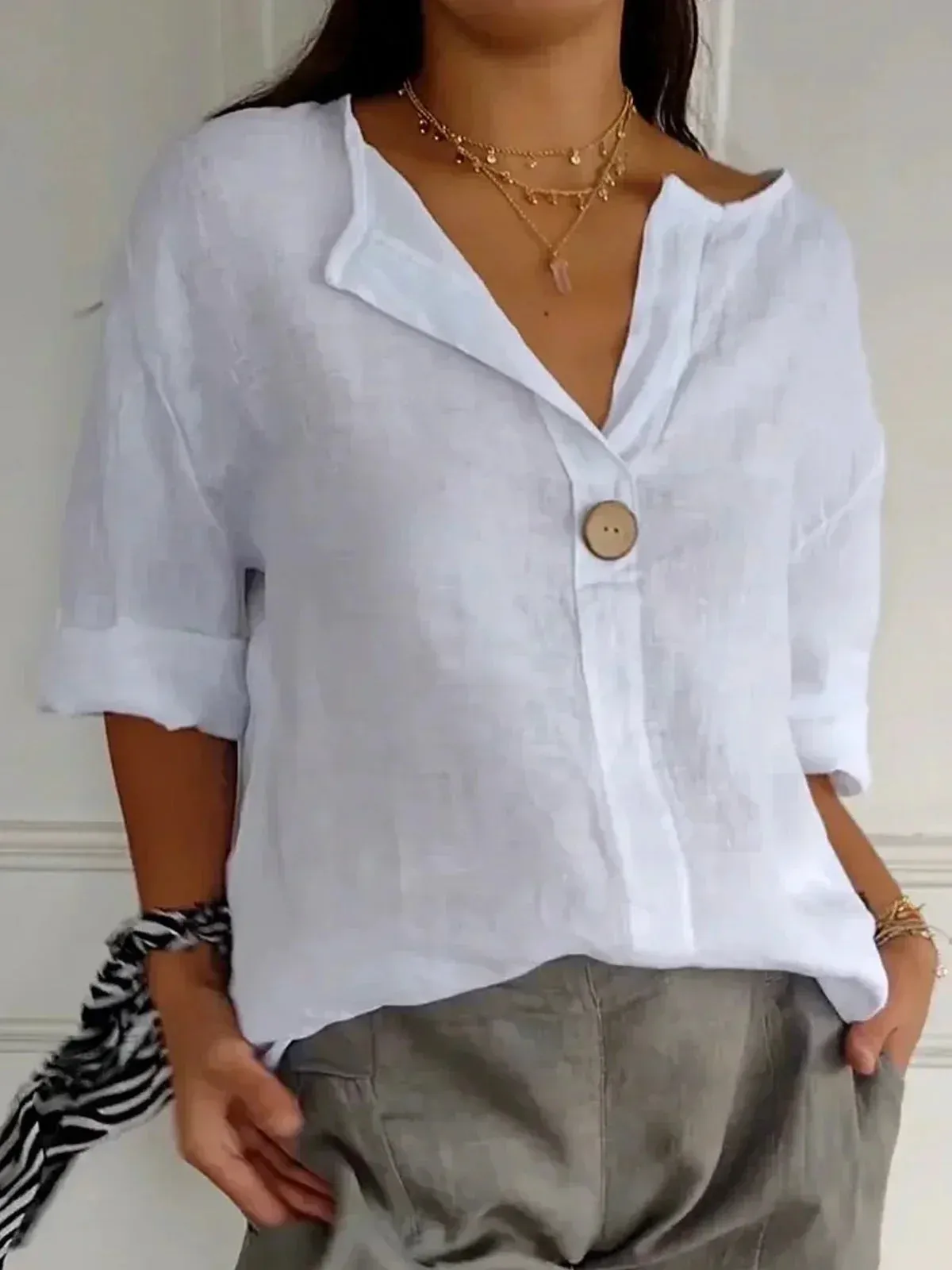 Remi | Casual V Neck Shirt (Buy 2 Get 1 FREE)