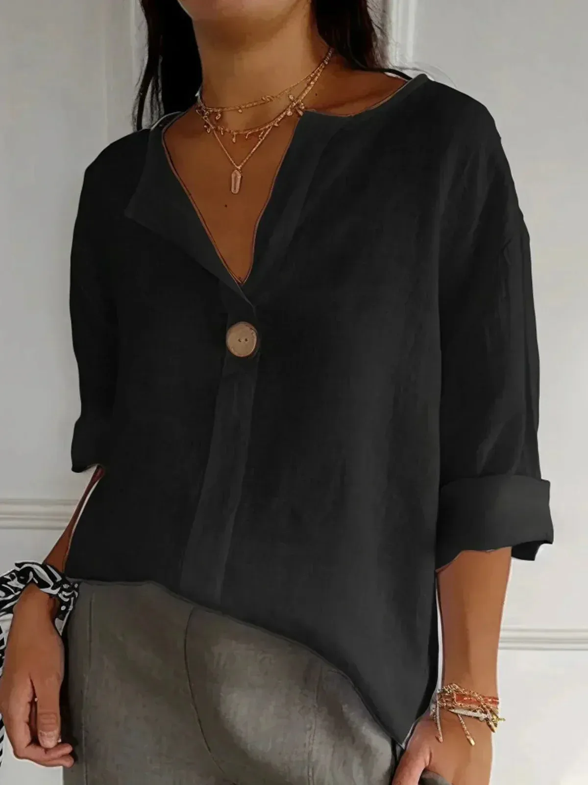 Remi | Casual V Neck Shirt (Buy 2 Get 1 FREE)