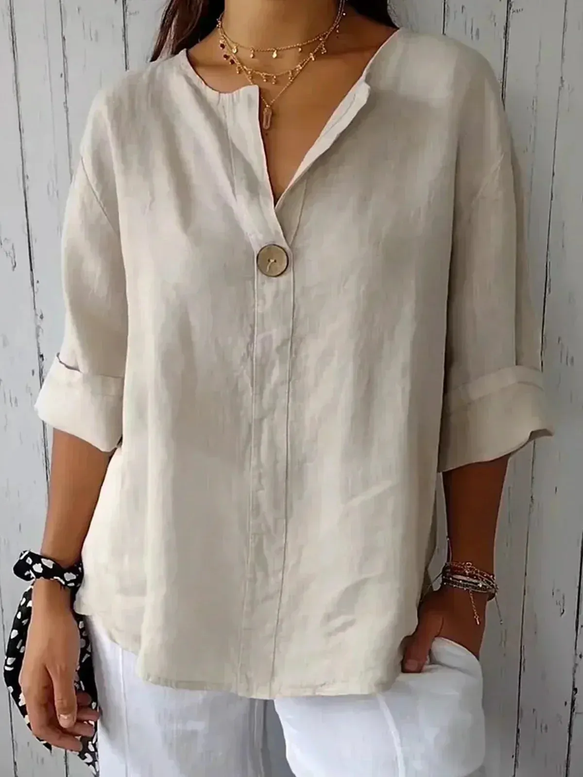 Remi | Casual V Neck Shirt (Buy 2 Get 1 FREE)