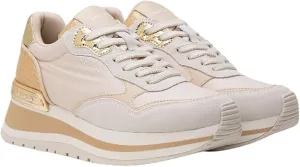 Replay Mennet nylon womens Sneaker -GOLD