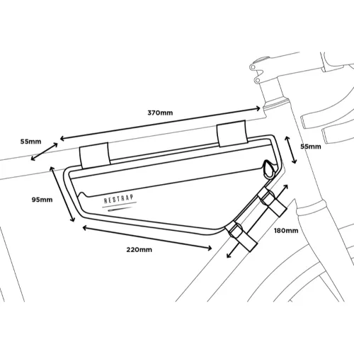 Restrap Race Frame Bag Small