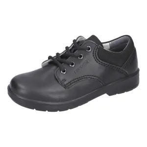 Ricosta Harry Black Leather Lace Up School Shoe