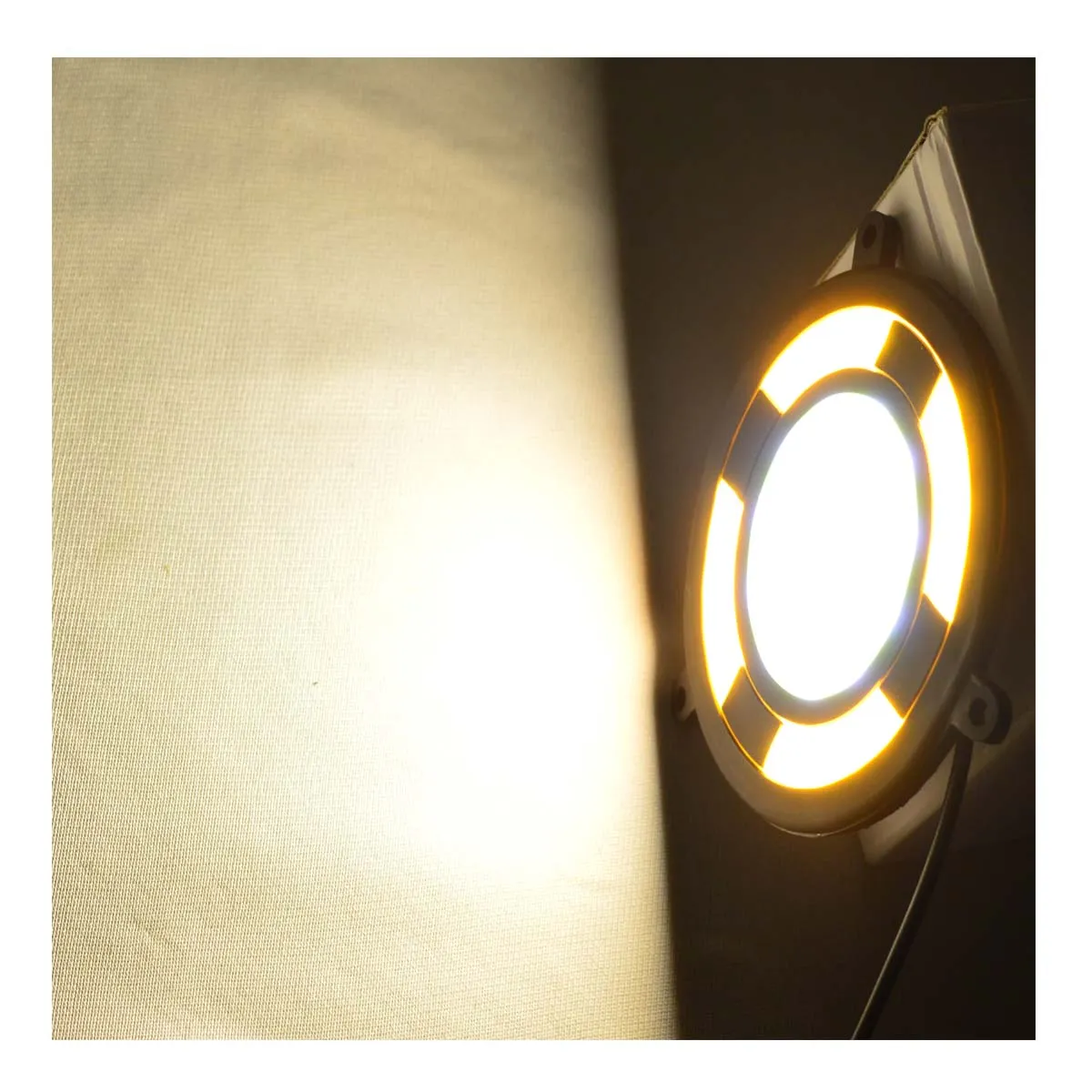 R.J.VON Bike Led Tail Light Dobule color Yellow and White