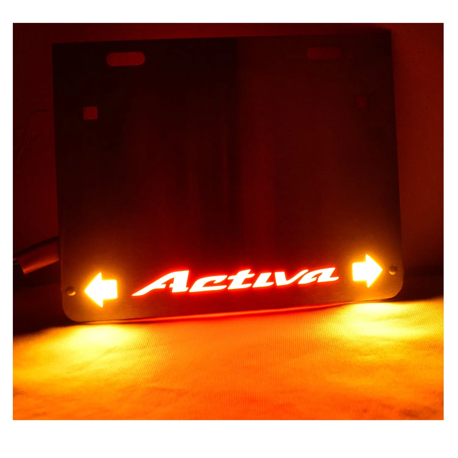 R.J.VON New Model Activa Scooty Number plate with Indicator