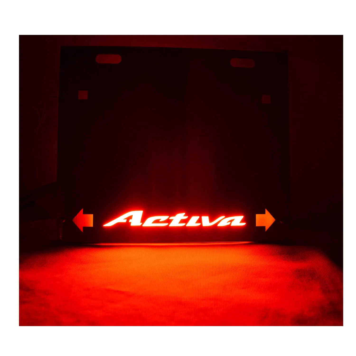 R.J.VON New Model Activa Scooty Number plate with Indicator