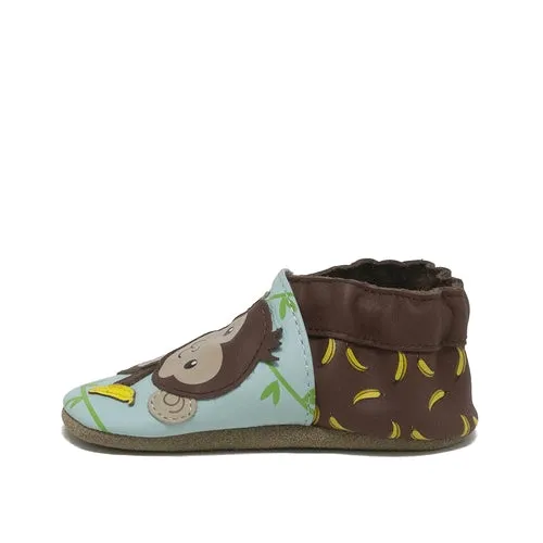 Robeez Soft Soles "Hanging Out" - Light Blue