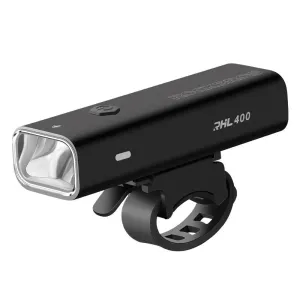 ROCKBROS 400 Lumen Waterproof Bike Front Light USB Aluminum Bicycle Headlight