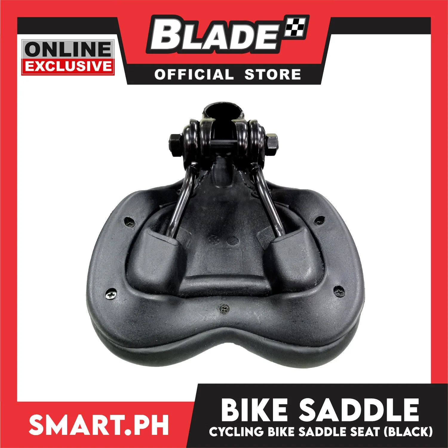 Rockbros Cycling Bike Saddle Seat (Black) 27cm x 15cm
