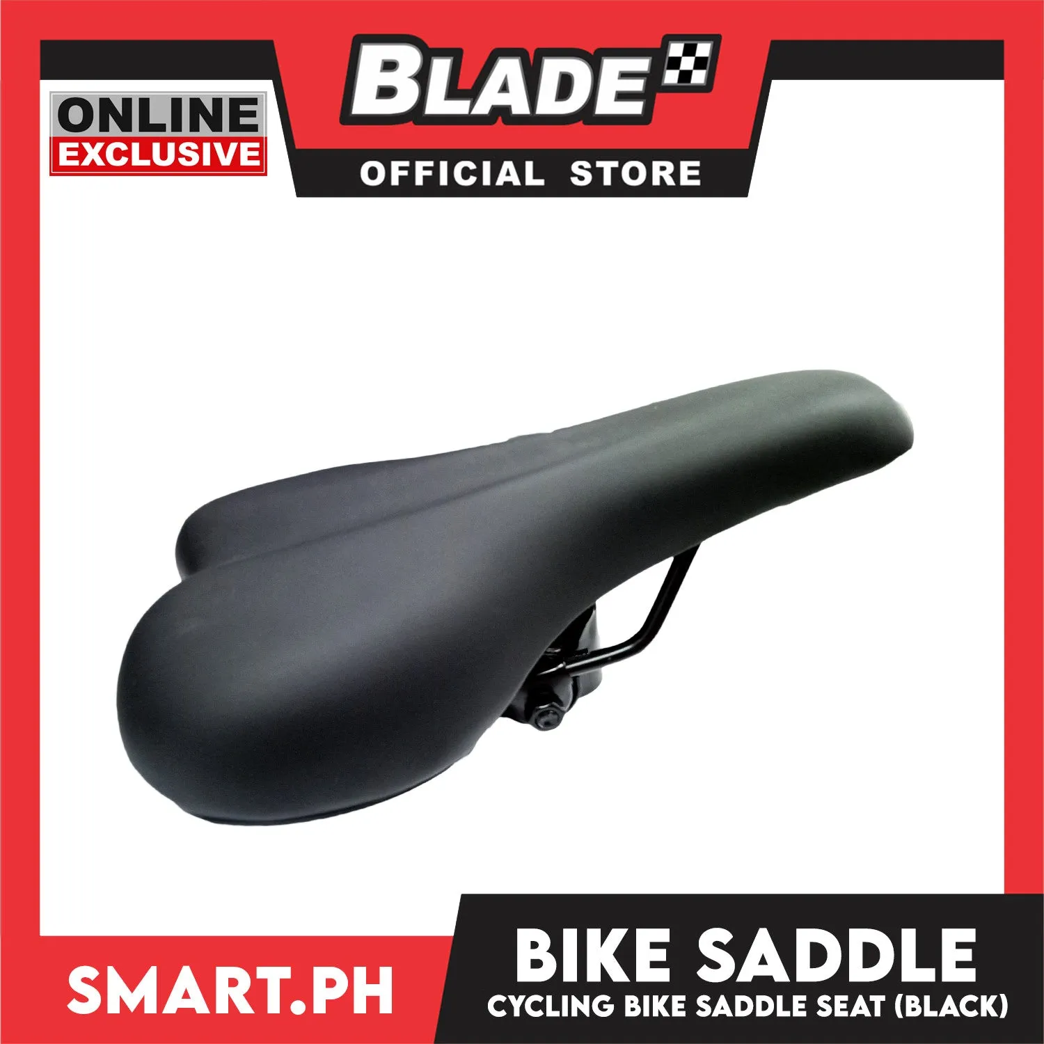 Rockbros Cycling Bike Saddle Seat (Black) 27cm x 15cm