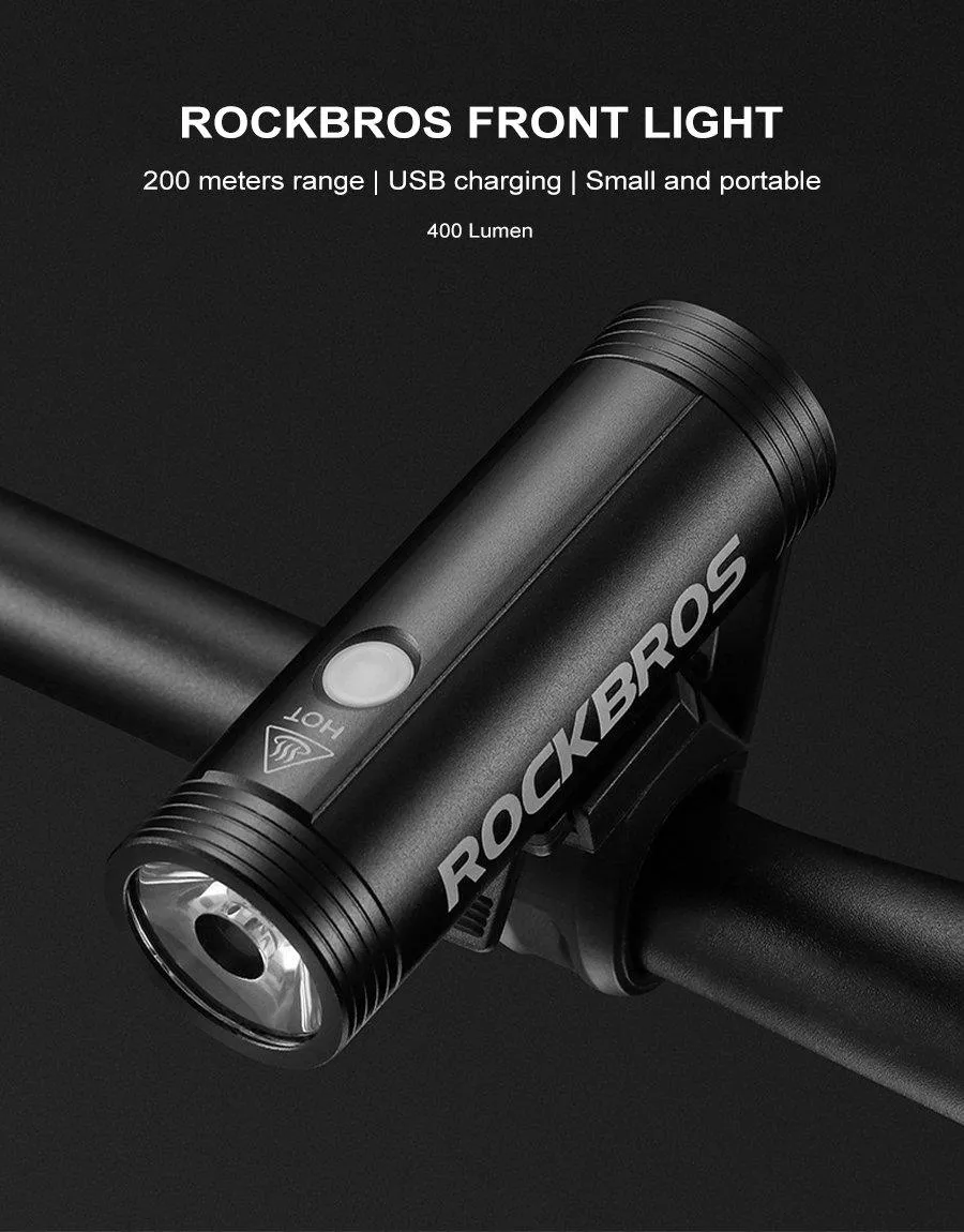 Rockbros R1-400 Lumens Bike Front Light LED