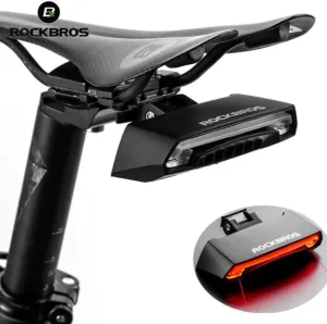 ROCKBROS R1 Laser Waterproof Safety Warning Bike Intelligent Remote Control Rear LED Light