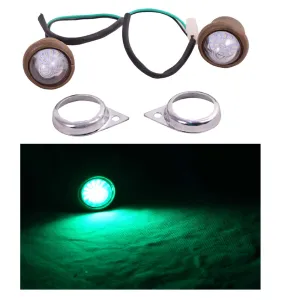 Royal LED Parking For Royal Enfield Classic,Electra,Standard.(Green)
