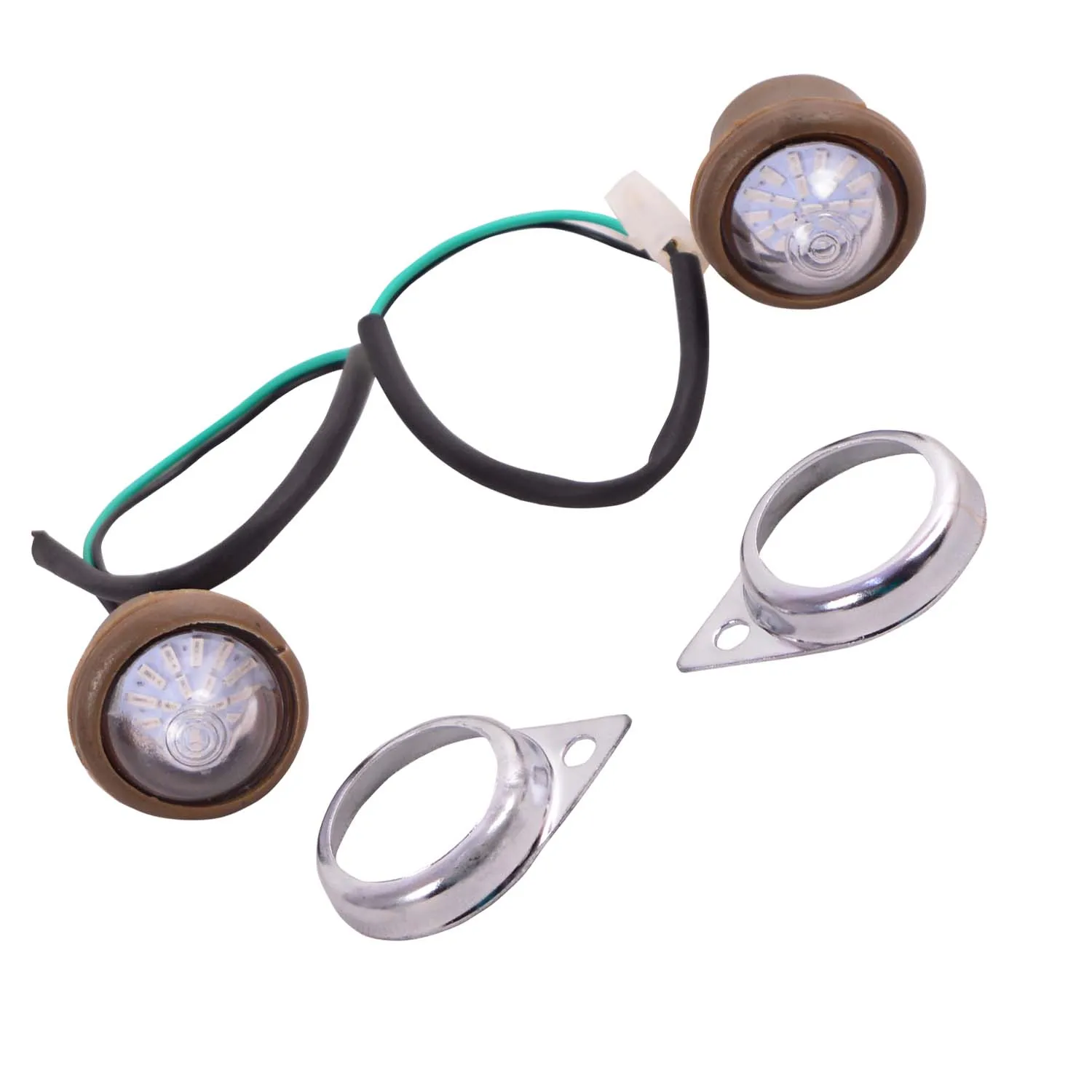 Royal LED Parking For Royal Enfield Classic,Electra,Standard.(Green)
