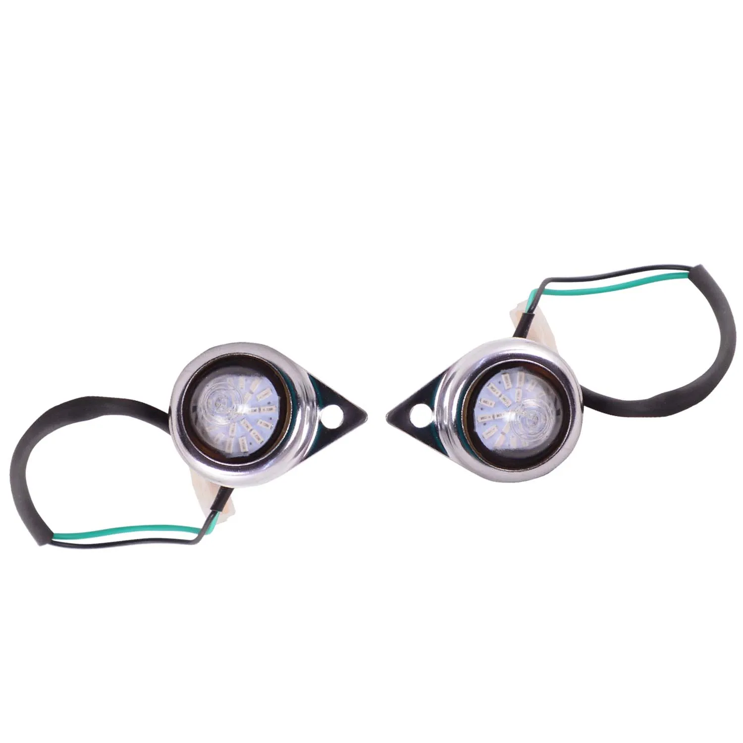 Royal LED Parking For Royal Enfield Classic,Electra,Standard.(Green)