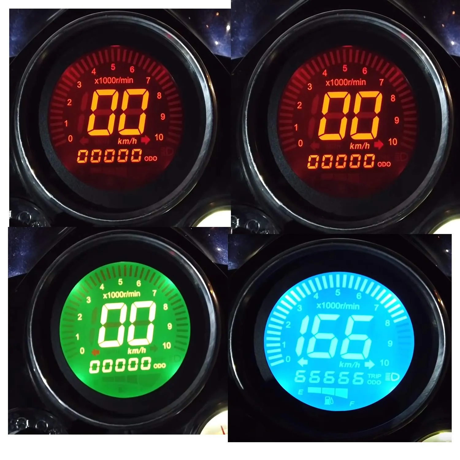 Royal New Digital Meter for  Royal Enfield Classic 350 Standard 350, Electra 350