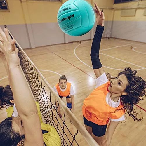 Runleaps Volleyball, Waterproof Indoor Outdoor Volleyball for Beach Game Gym Training (Official Size 5)