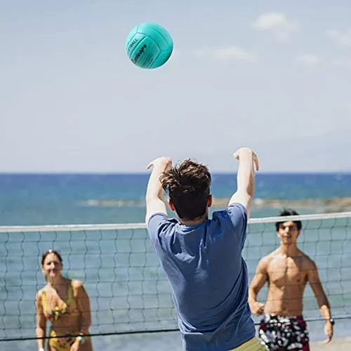 Runleaps Volleyball, Waterproof Indoor Outdoor Volleyball for Beach Game Gym Training (Official Size 5)