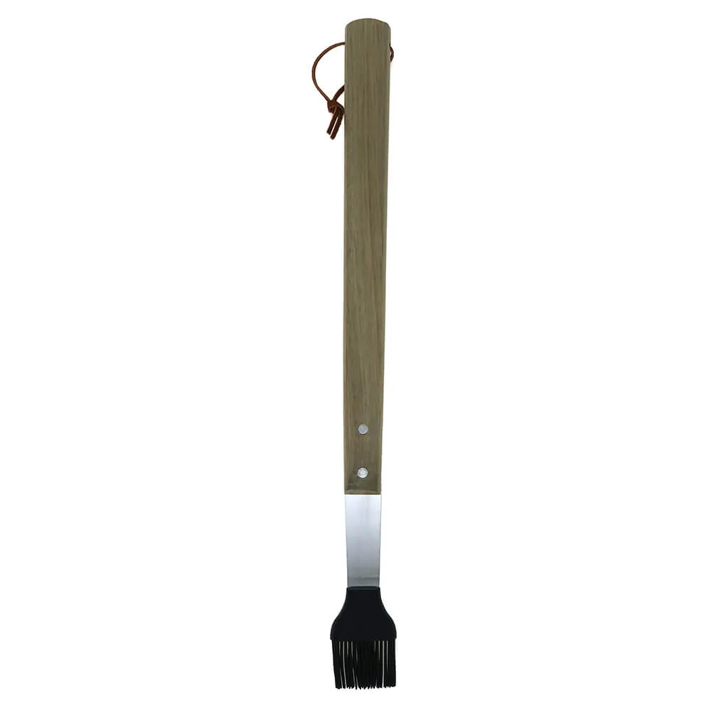Rustic Wood Silicone Basting Brush