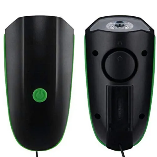 RYLAN USB Rechargeable Bike Horn and Light 140 DB with Light 3 Modes Super Bright 250 Lumens (Black)