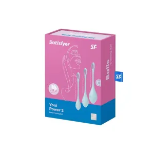Satisfyer - Yoni Power 2 Balls Training Set – Light Blue