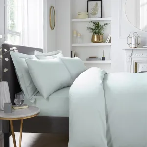Serene Plain Dyed Fitted Bed Sheet (32cm) - Green