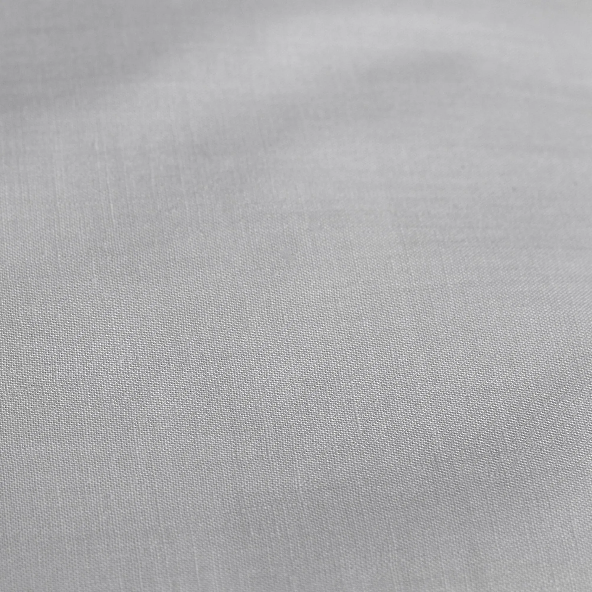 Serene Plain Dyed Pair of Housewife Pillowcases - Silver