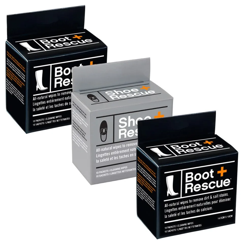 Shoe Lovers Bundle - All-Natural Cleaning Wipes for Boots & Shoes