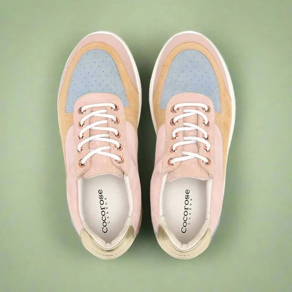 Shoreditch - Pastel Leather Trainers