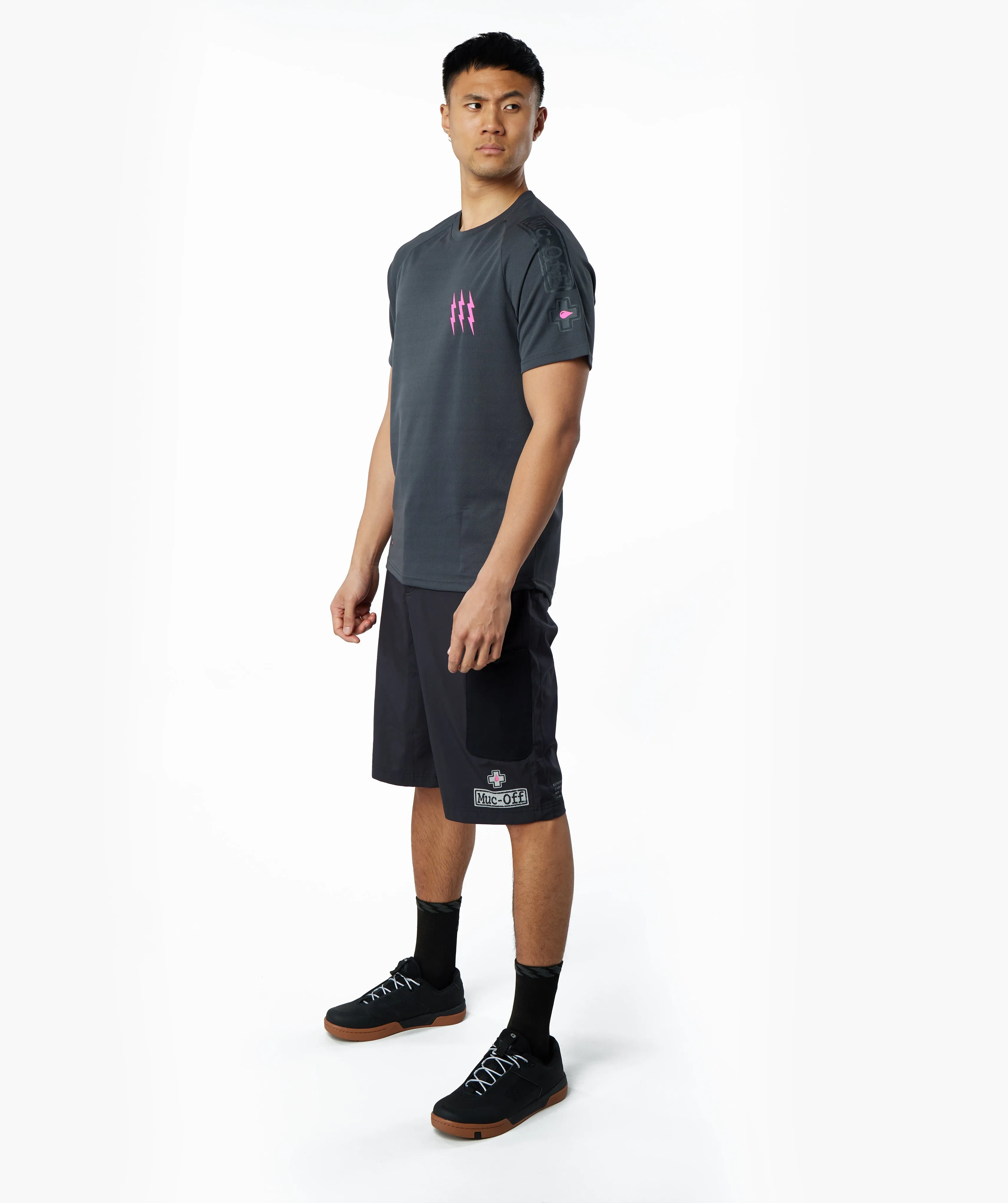 Short Sleeve Mountain Bike Jersey - Grey