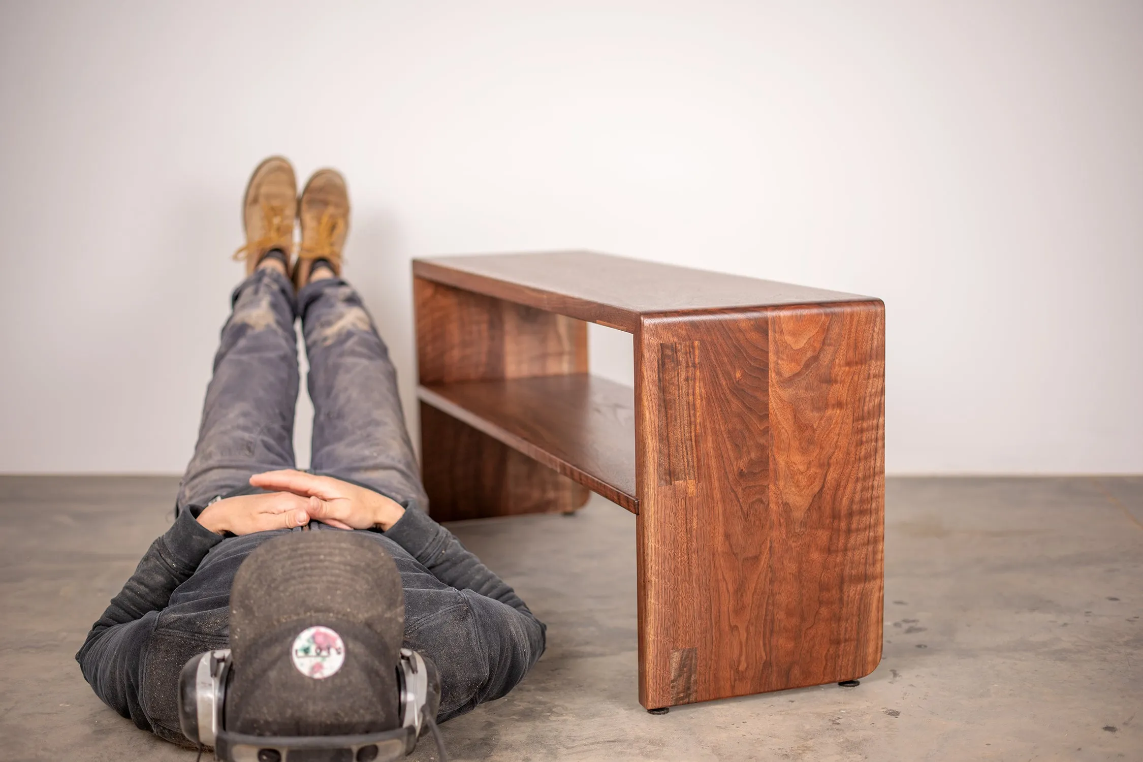 SHORTCUT BENCH W/ SHELF
