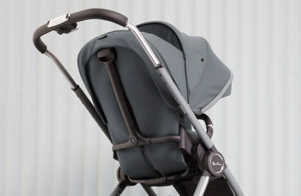 Silver Cross Dune Pushchair with Newborn Pod - Glacier