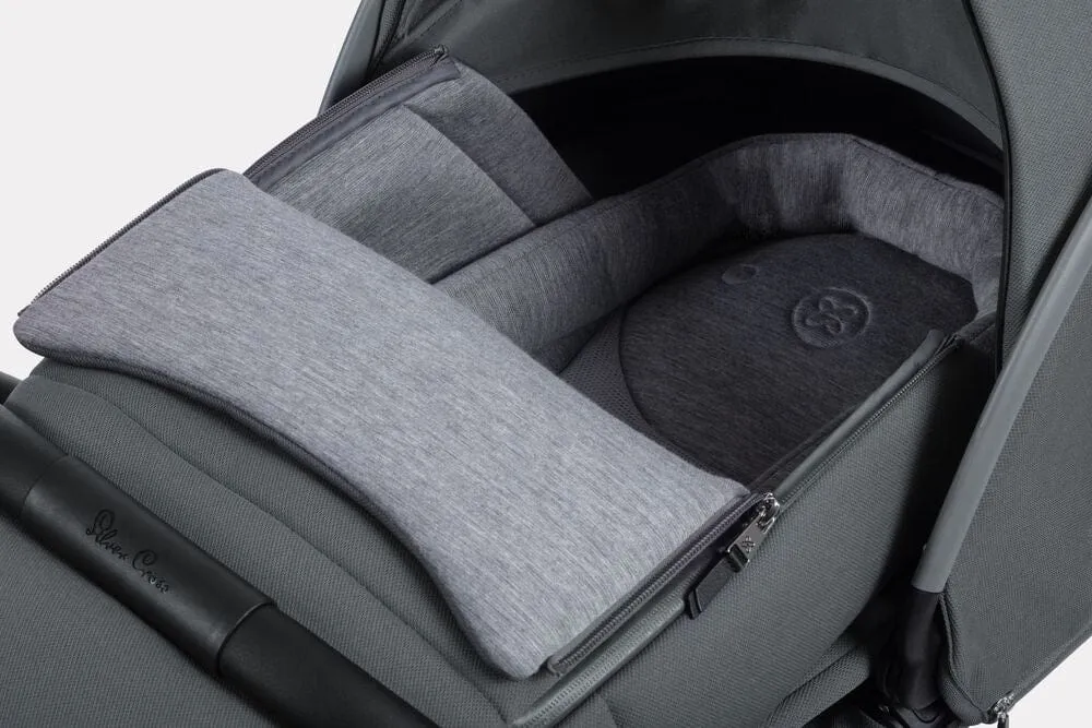 Silver Cross Dune Pushchair with Newborn Pod - Glacier