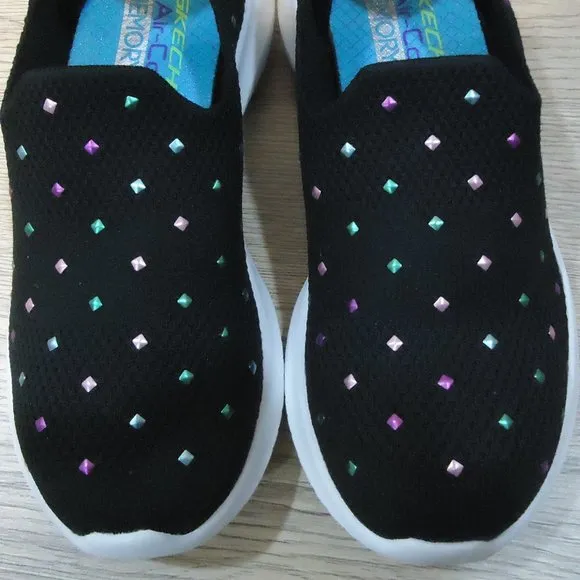 SIZE 12. Skechers air-cooled memory foam slip-on sneakers.