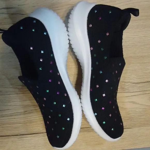 SIZE 12. Skechers air-cooled memory foam slip-on sneakers.