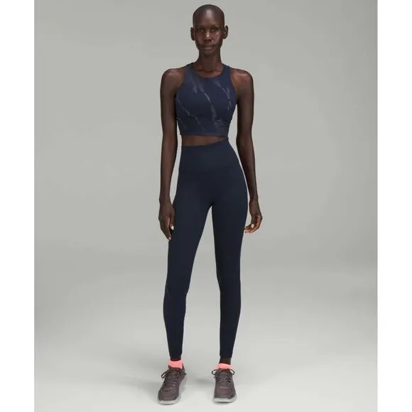size 4 NWT Lululemon Wunder Train Longline‎ Bra Fade *Medium Support, C/D Cup