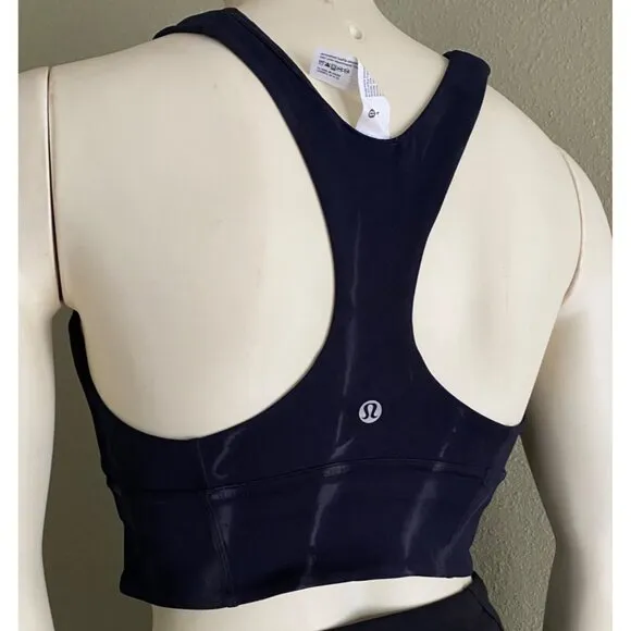 size 4 NWT Lululemon Wunder Train Longline‎ Bra Fade *Medium Support, C/D Cup