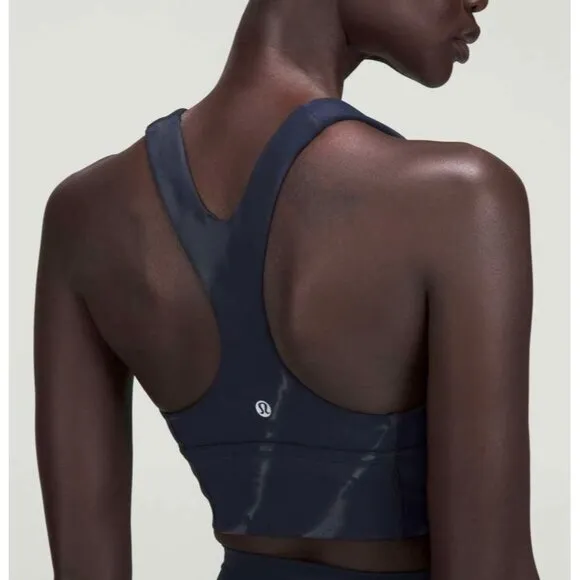 size 4 NWT Lululemon Wunder Train Longline‎ Bra Fade *Medium Support, C/D Cup