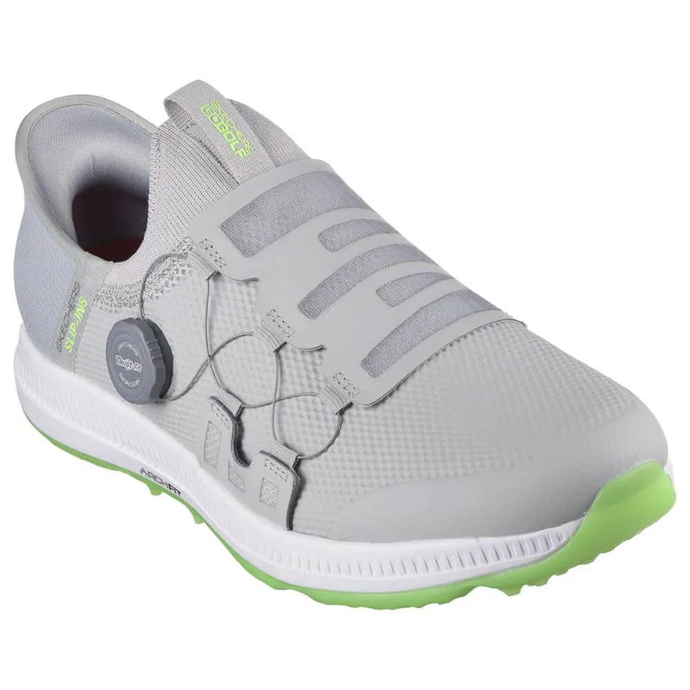 Skechers GO GOLF Elite 5 - Slip 'In Golf Shoes - Grey/Lime