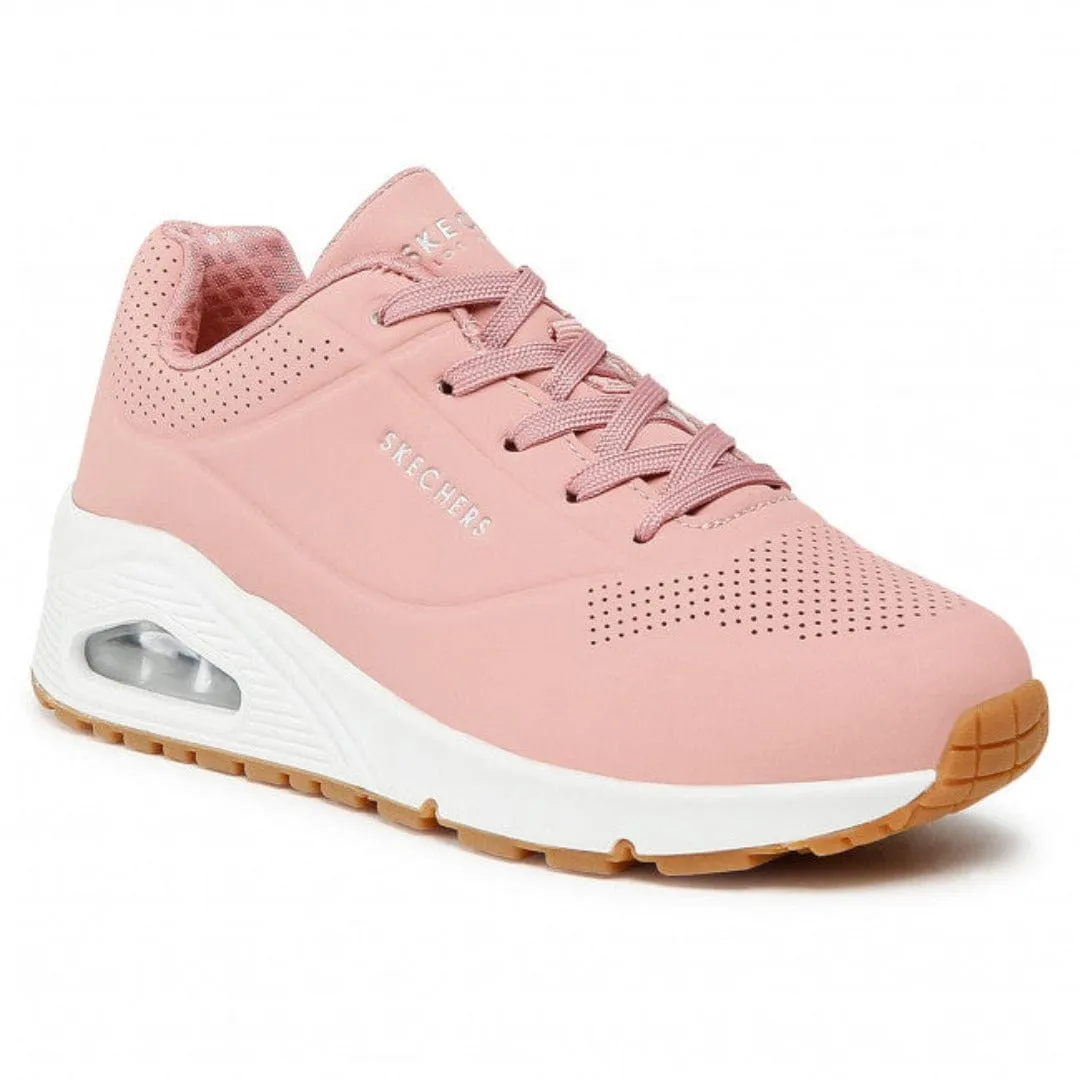 Skechers Uno Stand On Air Ladies Sneakers Rose
