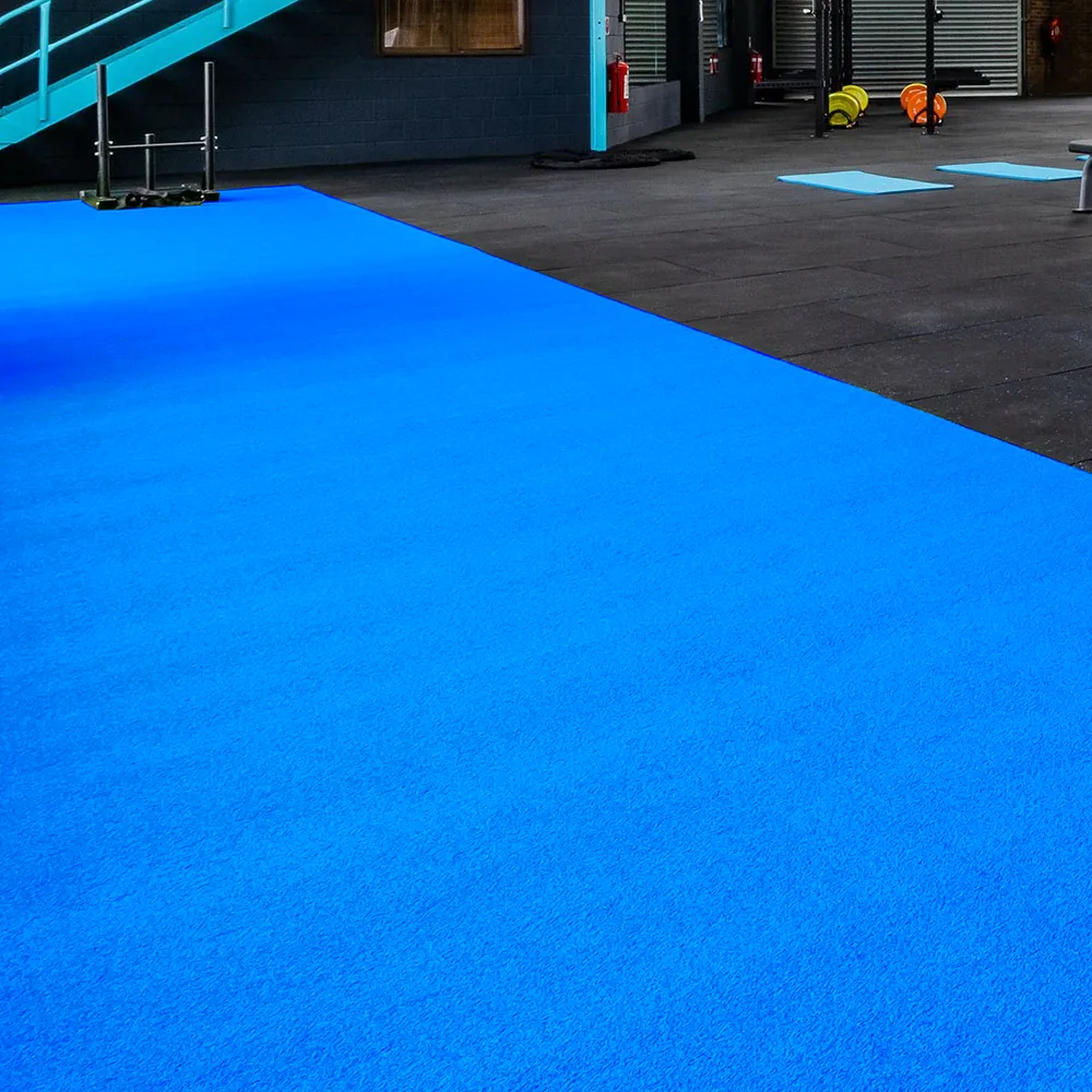 Sled Track 2m x 20m Astro Turf Blue