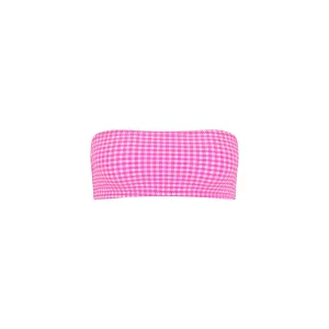 Slim Bandeau Bikini Top - Pink Diva