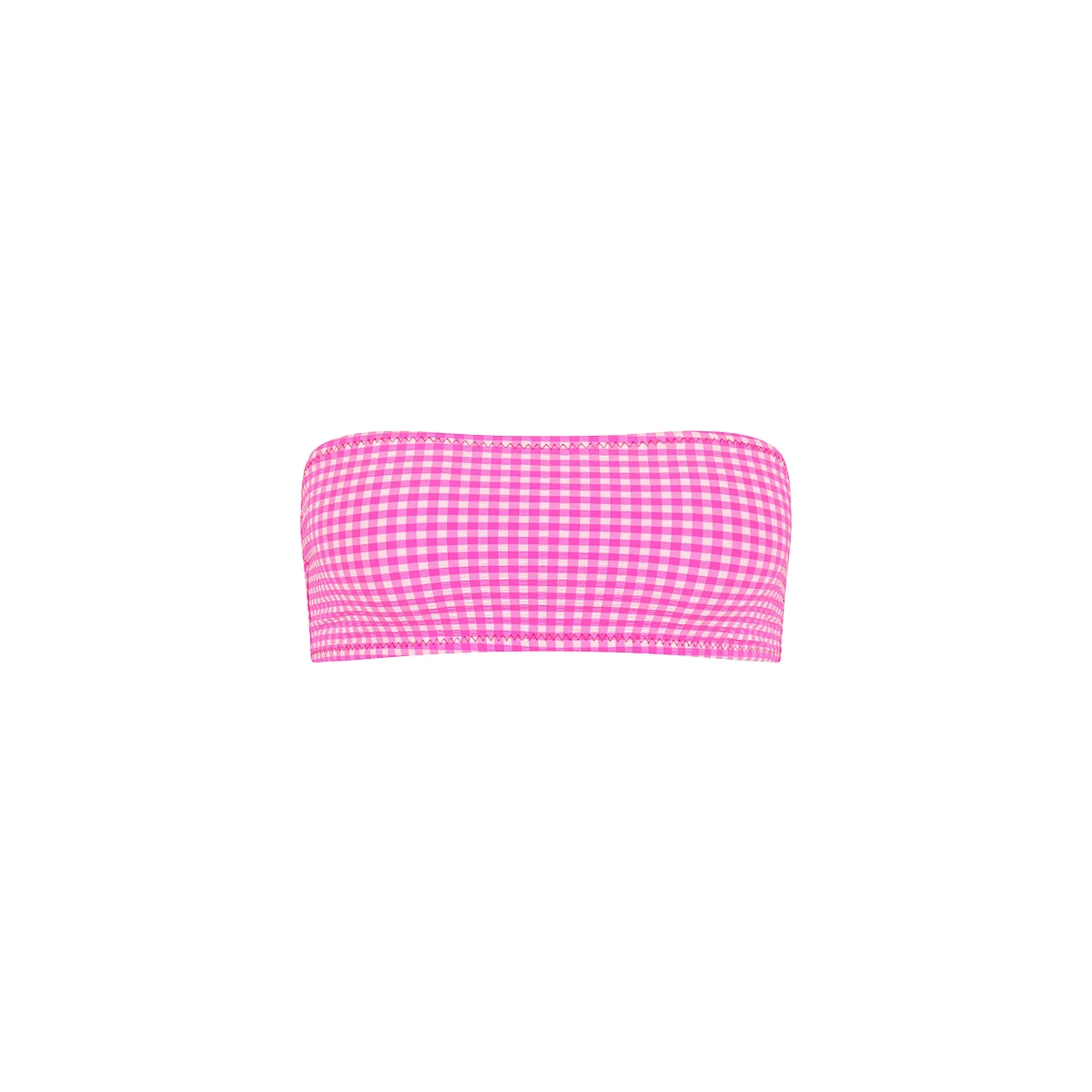 Slim Bandeau Bikini Top - Pink Diva