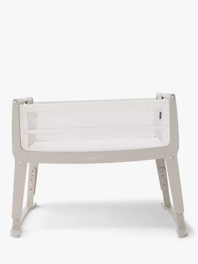 Snüz SnuzPod Studio Bedside Crib - Oslo Grey