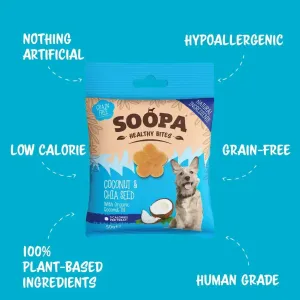 Soopa Coconut & Chia Seed Healthy Bites Dog Treats