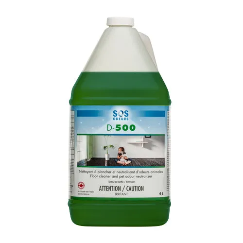 SOS D-500 Odors Floor Cleaner and Pet Odour Neutralizer