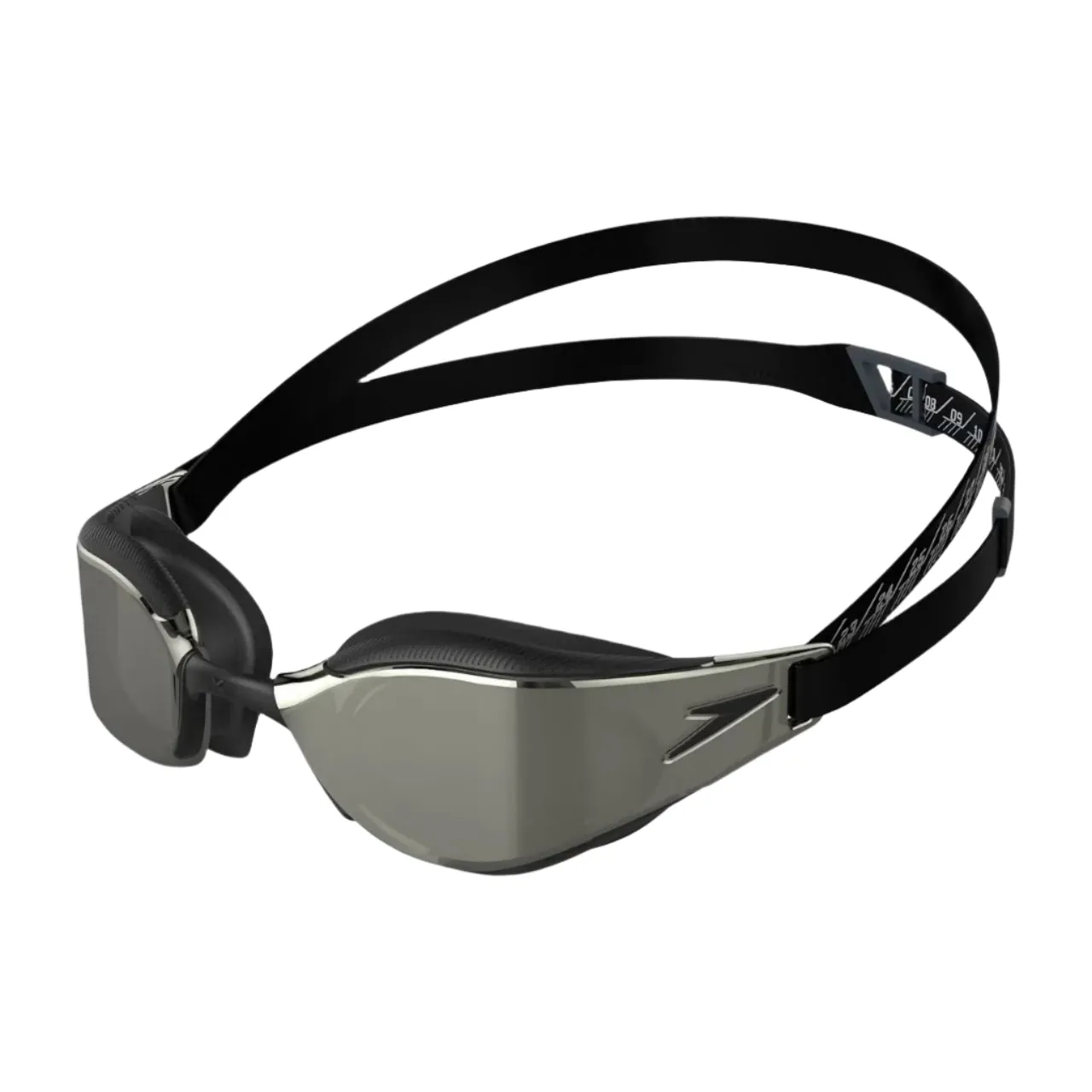 Speedo Fastskin Hyper Elite Mirror Goggles | Black/Silver
