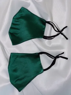 St. Patrick's Emerald Minimalist Silk Face Mask (Limited Edition)