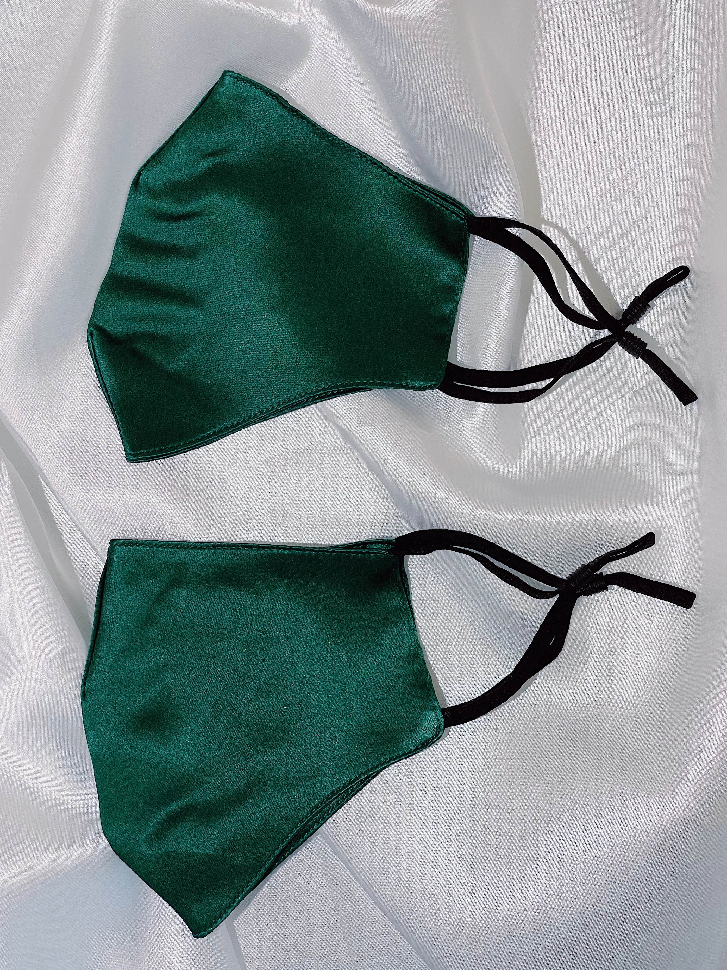St. Patrick's Emerald Minimalist Silk Face Mask (Limited Edition)