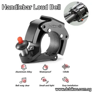 Stainless Steel Waterproof Classic Crisp Sound Handlebar Bell Bar Horn